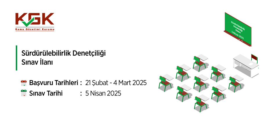 Sürdürülebilirlik Denetçiliği Sınav İlanı